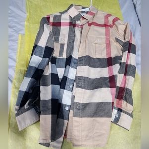 Big Boys Authentic Burberry Button Down